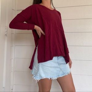 Burgundy Sweater